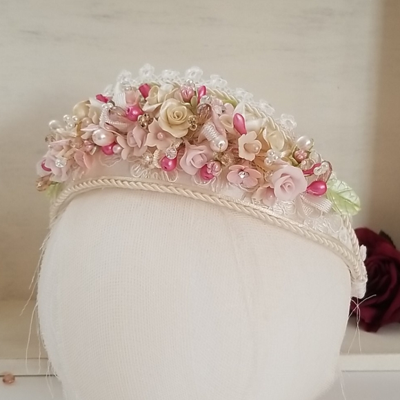 Handmade girls headpiece - Picture 2 of 5